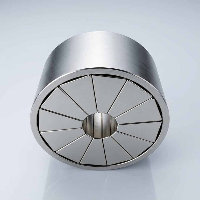 Halbach linear motor track